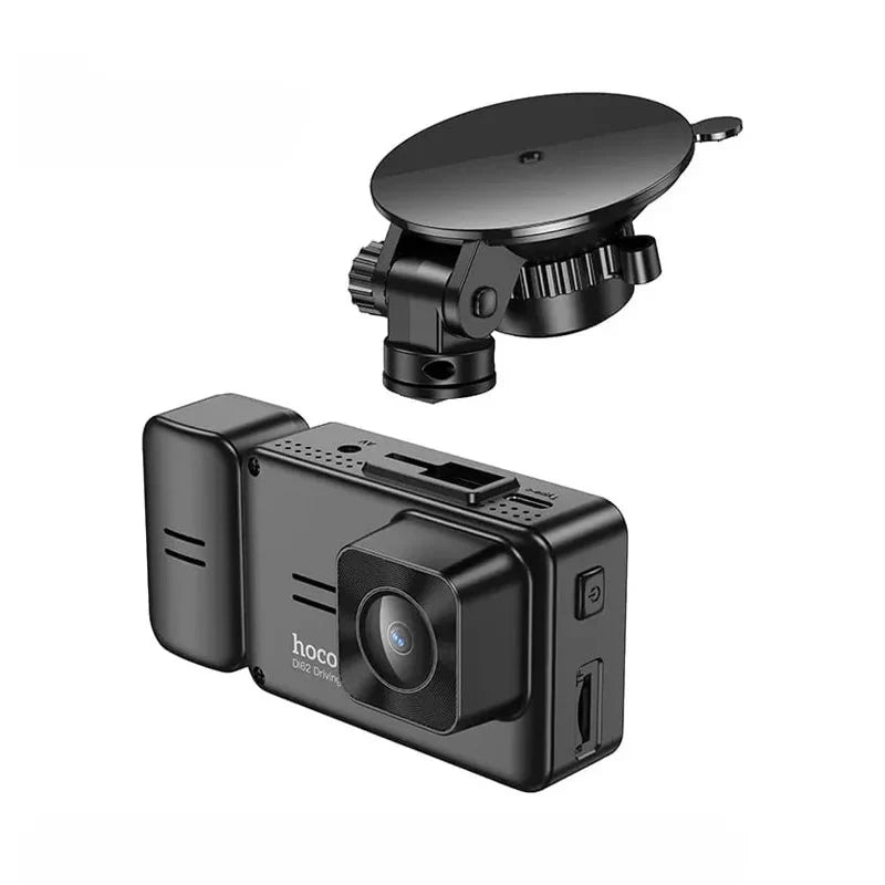Hoco DI62 Car Driving Recorder – 150mAh | 4" Inch | 1080 Full HD | WiFi – Black