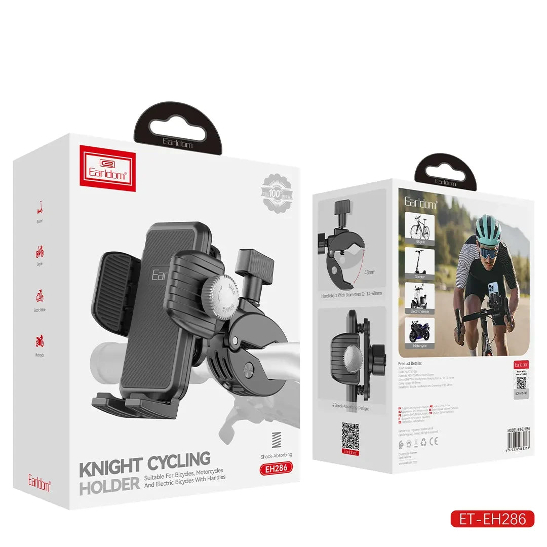Earldom ET-EH286 Phone Holder for Bicycles & Scooters – Universal Mount