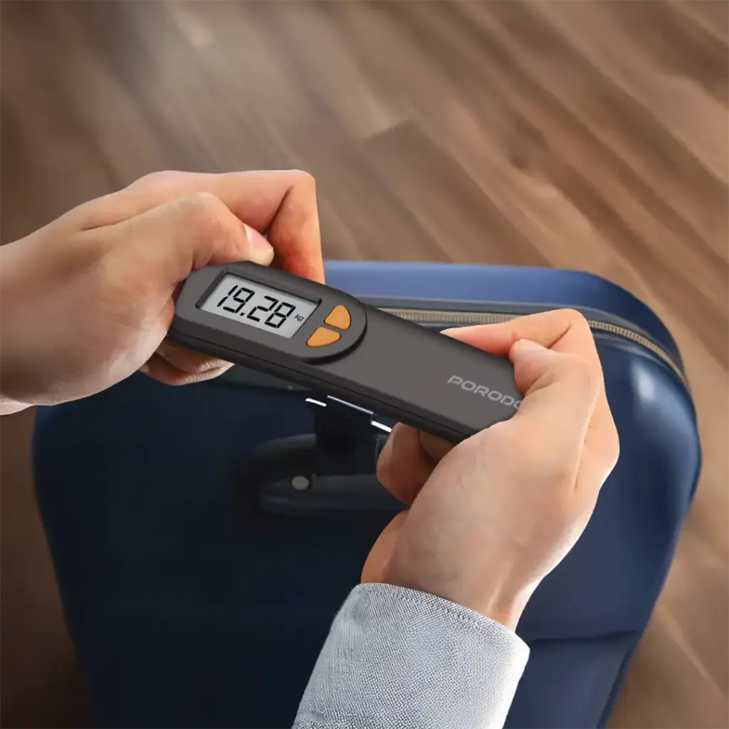 Porodo Lifestyle Accuscale High-Precision Luggage Scale - Black.webp