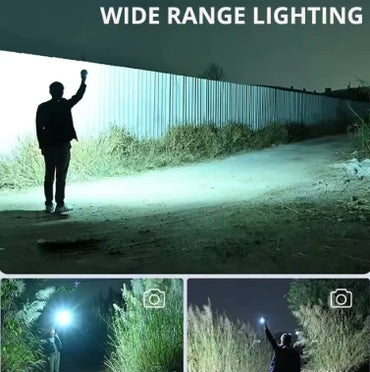 Solar Camping Lamp LED Emergency Lights - High Power Portable Lantern for Outdoor Tent Fishing Work 4800 Ma - Saif Al Najmi Kw