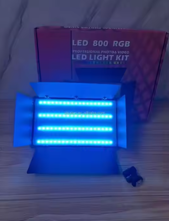 LED 600 RGB Professional Photo & Video Kit Pro 600 Studio Light with Rechargeable Battery - Saif Al Najmi Kw