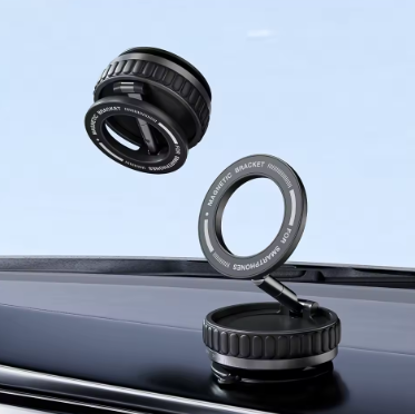 K11 Magnetic Suction Phone Holder – Vacuum Mount for Car, Gym & Kitchen
