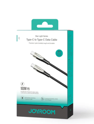 SA27-CC5/SA27-CL3 Fast Charging Cable – Type-C to Type-C / Type-C to Lightning, 1.2M, Black