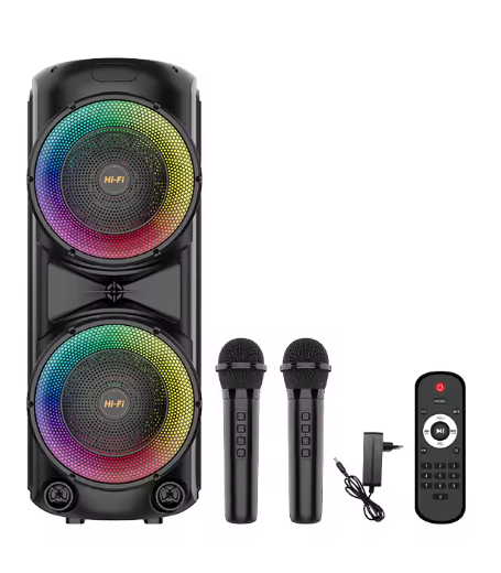 SING E ZQS-12206 Tower Party Speaker – 40W Dual Bass, RGB Lighting