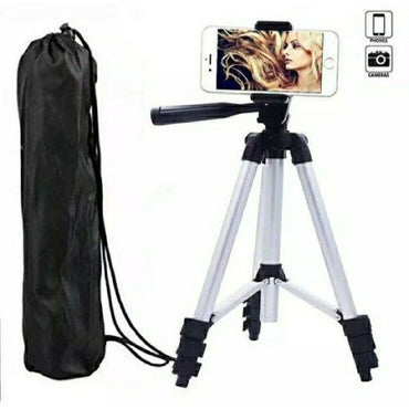 Tripod Camera Stand 3110 – Lightweight Adjustable Travel Tripod with Phone & Camera Mount