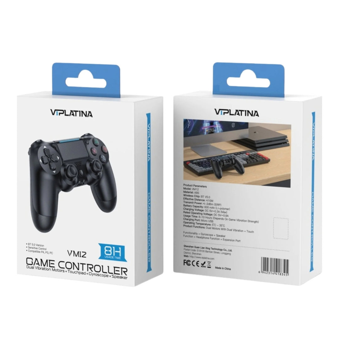 VIPLATINA VM12 Wireless Game Controller for PS4, PS3 & PC