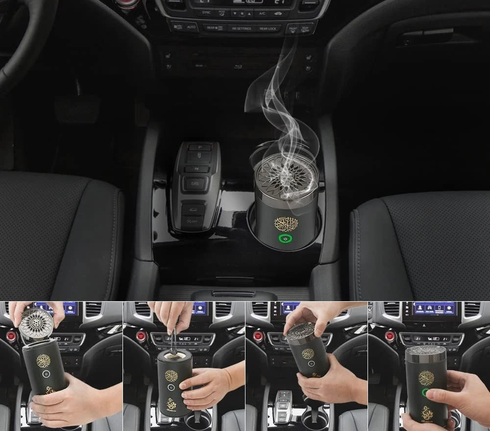 BAKHOOR Device with Full Quran & Bluetooth Speaker - App Controlled - Saif Al Najmi Kw