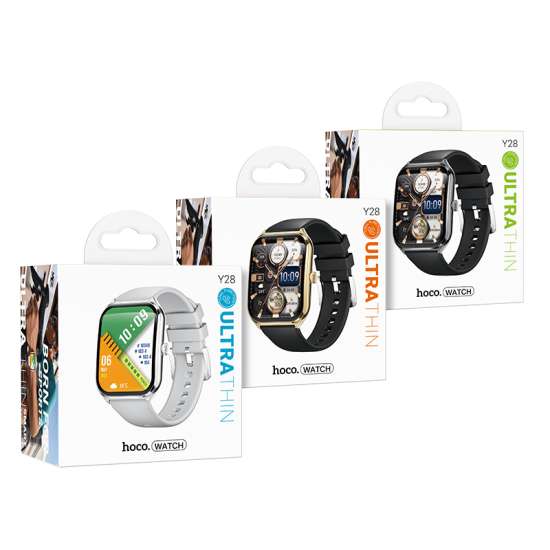 Hoco Y28 AMOLED Smart sports watch(call version)