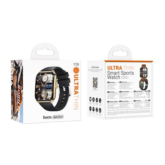 Hoco Y28 AMOLED Smart sports watch(call version)