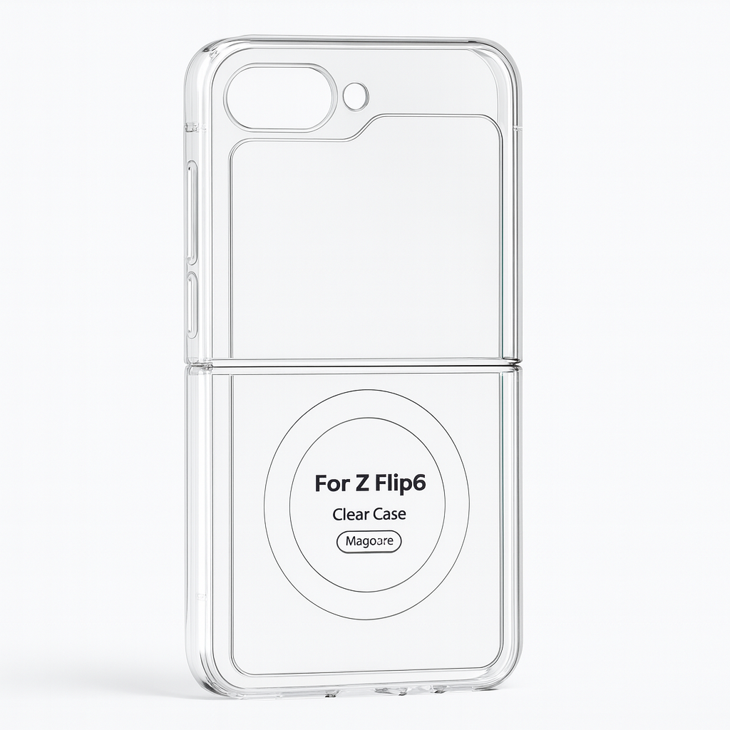 Clear Protective Case for Samsung Galaxy Z Flip6 – Slim Shockproof Transparent Cover