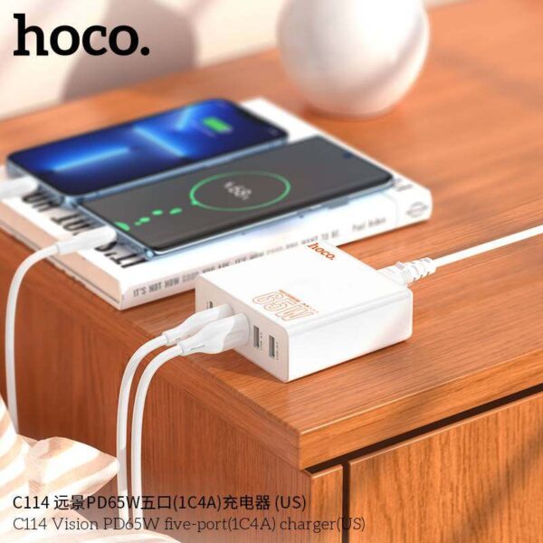 HOCO C114B 65W Fast Charger - Saif Al Najmi Kw