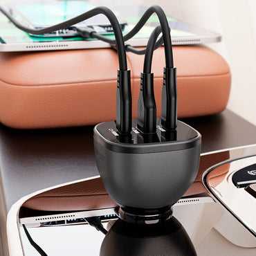Acefast B14 Car Charger 165W PD3.1 – 3-Port Fast Charging Adapter
