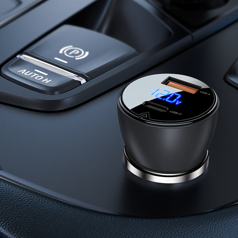 Acefast B6 63W Car Charger – Dual Port Fast Charging Adapter