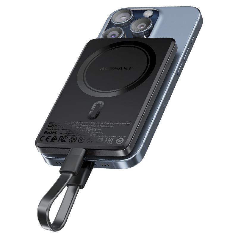 Acefast M8 Magnetic Wireless Power Bank – 5000mAh PD18W