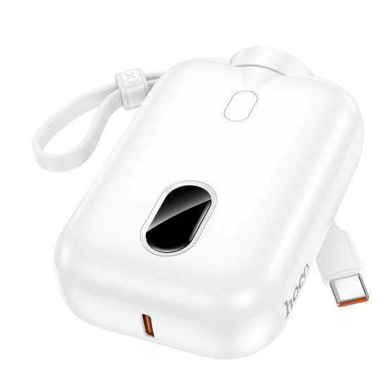 HOCO POWER BANK J130 FAST CHARGE 10000MAH PD TYPE-C 20W AND USB-A 18W QC WITH DIGITAL LED DISPLAY - Saif Al Najmi Kw