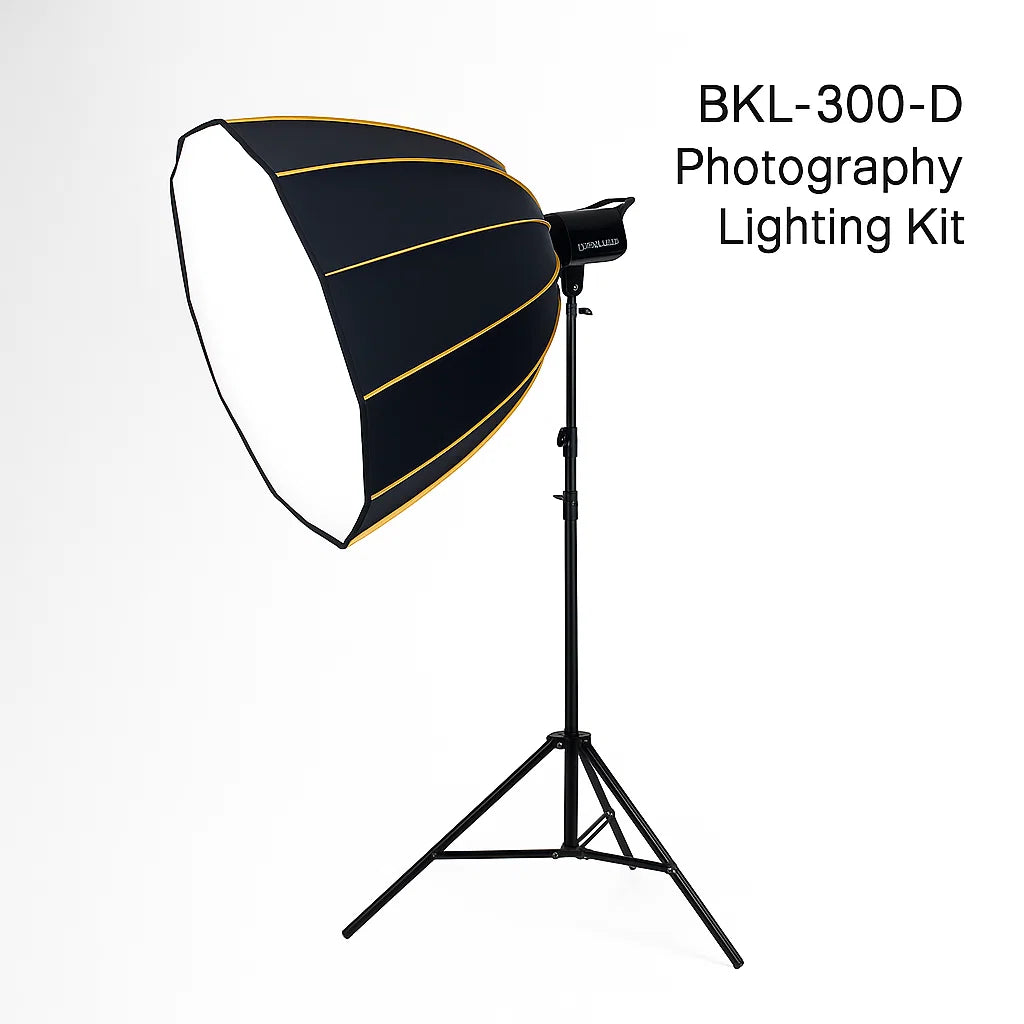 مجموعة فلاش BKL-300-D - صندوق إضاءة عميق 70 سم + حامل إضاءة احترافي