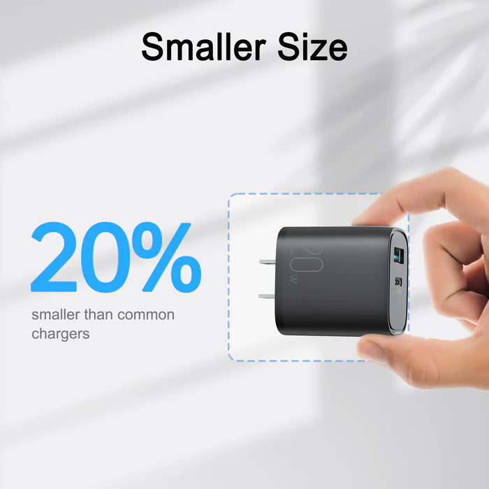 L-QP2011 20W Dual-Port (QC3.0+PD) Fast Charger - Saif Al Najmi Kw