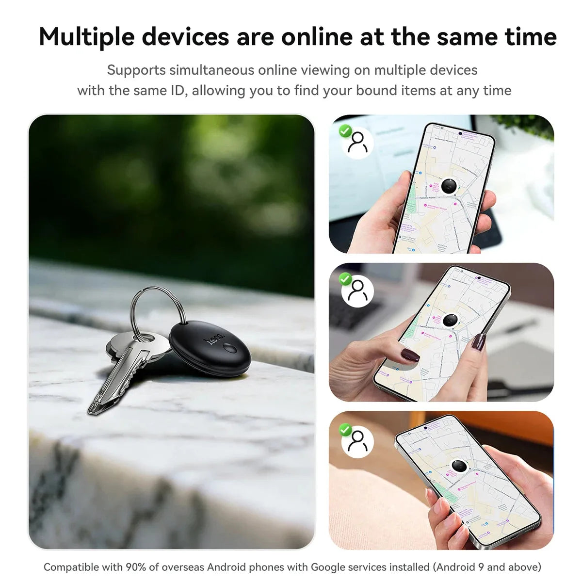 HOCO E93A Smart Tracker for Android — Google Find My Device
