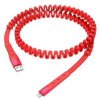 Cable USB to Lightning “U78 Cotton treasure” charging data sync - Red - Saif Al Najmi KwData CablesHocoSaif Al Najmi KwHOCO U78 RED129196Cable USB to Lightning “U78 Cotton treasure” charging data sync - Red - Saif Al Najmi Kw