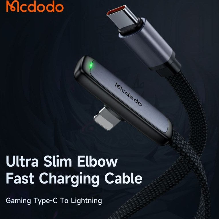 Mcdodo CA3351 USB-C to Lightning Cable – 1.8M, Fast Charging for iPhone