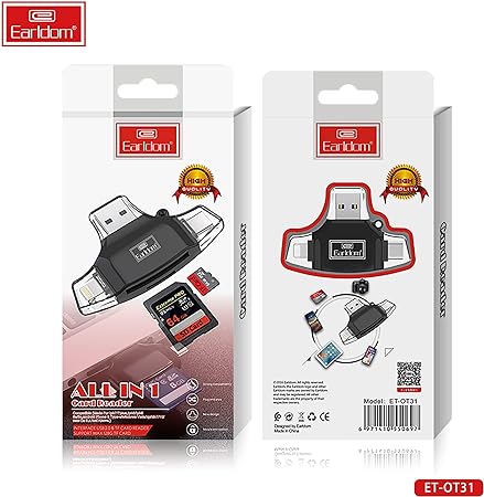 Earldom All In One Card Reader ET - OT31 - Saif Al Najmi KwMedia Card ReaderEarldomSaif Al Najmi KwOT31128627Earldom All In One Card Reader ET - OT31 - Saif Al Najmi Kw