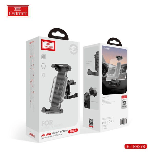 Earldom ET - EH278 Car Air Vent Phone Holder – Universal Mount - Saif Al Najmi KwPhone HolderEarldomSaif Al Najmi KwEarldom ET - EH278 Car Air Vent Phone Holder – Universal Mount