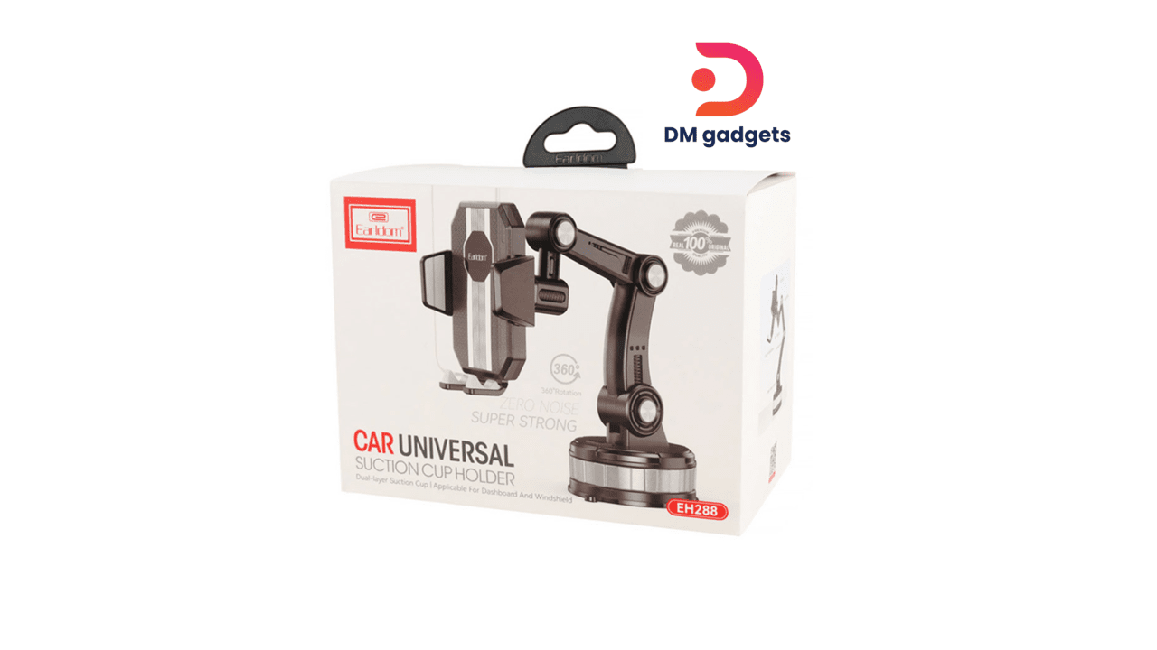 Earldom® ET - EH288 Adjustable Adhesive Car Phone Holder – Black - Saif Al Najmi KwPhone HolderEarldomSaif Al Najmi KwEarldom® ET - EH288 Adjustable Adhesive Car Phone Holder – Black