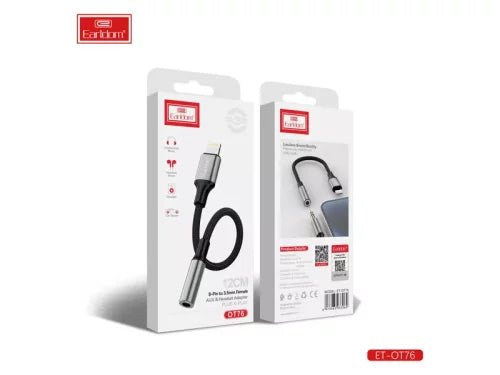 Earldom Lightning to 3.5mm Adapter (Black) - ot76 - Saif Al Najmi KwOTG/ConnectorsEarldomSaif Al Najmi KwOT76Earldom Lightning to 3.5mm Adapter (Black) - ot76 - Saif Al Najmi Kw