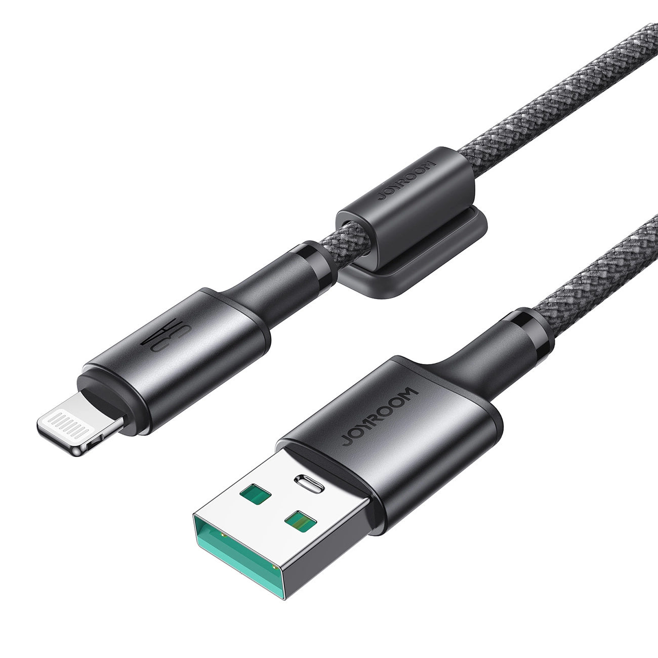 Joyroom S-A50 Unlimited Series 3A USB-A to Lightning Cable with Magnetic Organizer – 1.2m, Gray