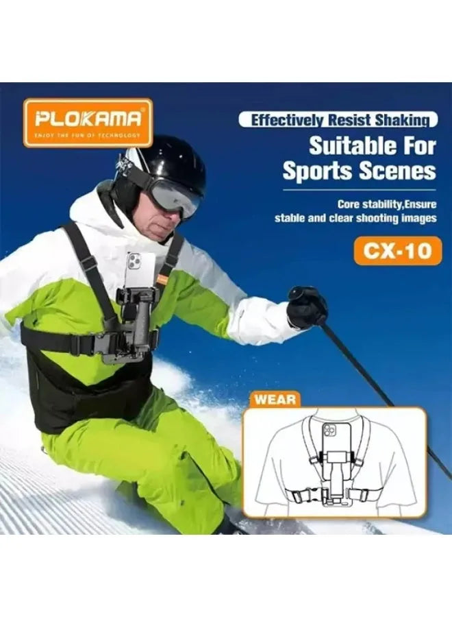 Plokama CX-10 Chest Body Strap Phone Holder
