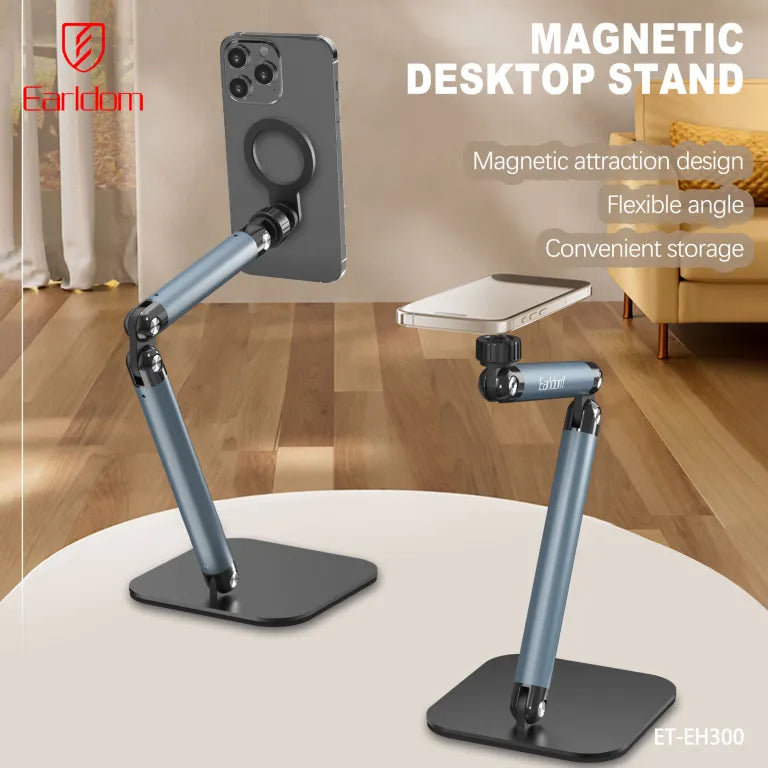 Earldom ET-EH300 2-in-1 MagSafe Desktop Stand for Phone & Tablet