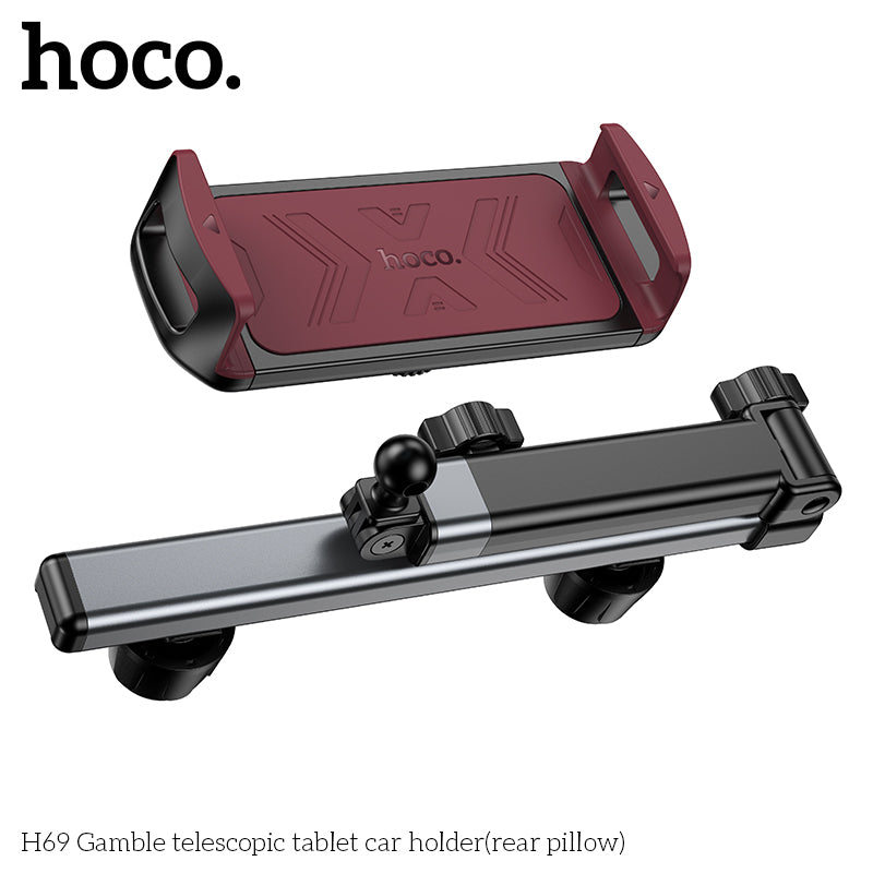Hoco H69 Gamble Rear Seat Tablet Holder – Telescopic Car Mount
