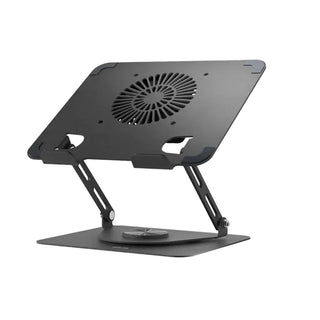 Green Lion Adjustable Laptop Stand with Cooling Fan 360° - Saif Al Najmi Kwlaptop standGreen LionSaif Al Najmi KwGreen Lion Adjustable Laptop Stand with Cooling Fan 360°