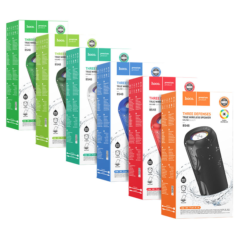 Hoco BS48 Artistic sports BT speaker - Camouflage green - Saif Al Najmi Kw