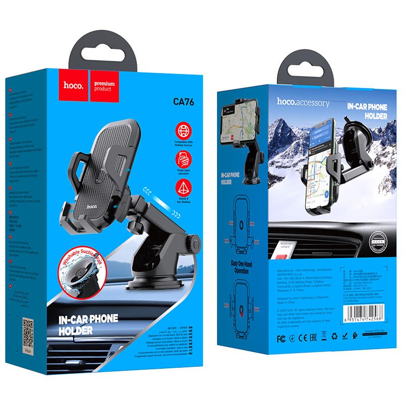 HOCO CA76 Touareg Dashboard Car Holder – Adjustable Phone Mount - Saif Al Najmi KwPhone HolderHocoSaif Al Najmi KwHOCO CA76 Touareg Dashboard Car Holder – Adjustable Phone Mount