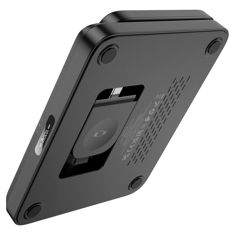 Hoco CQ7 wireless charging desktop stand 15W output,charging for phone, headset and smartwatch