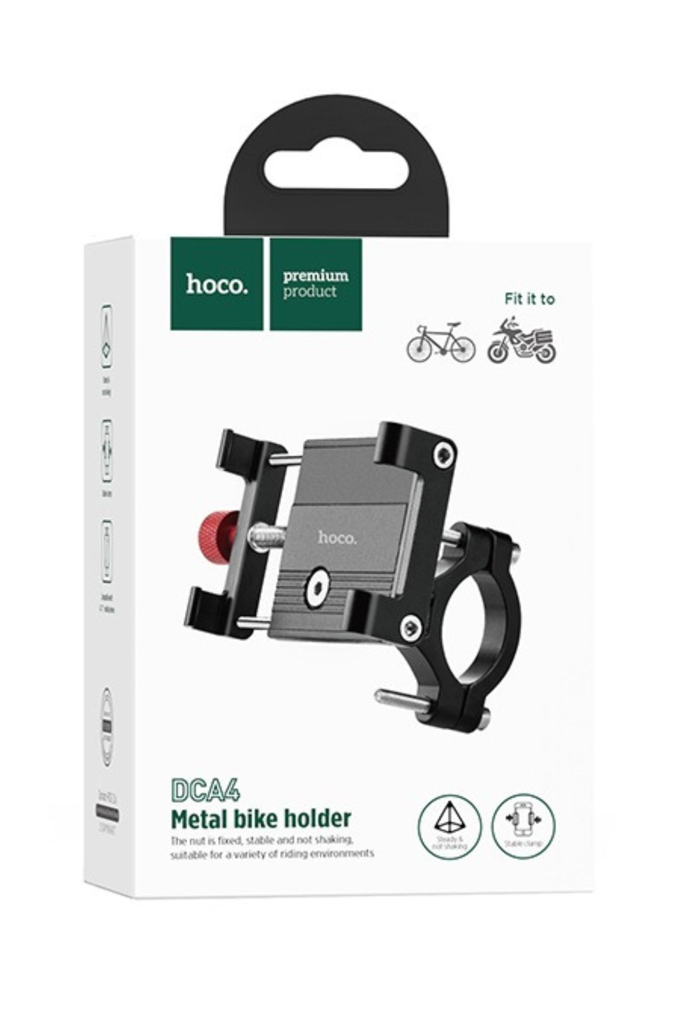 HOCO DCA4 Metal Bike Phone Holder – Universal Mount - Saif Al Najmi KwPhone HolderHocoSaif Al Najmi KwHOCO DCA4 Metal Bike Phone Holder – Universal Mount