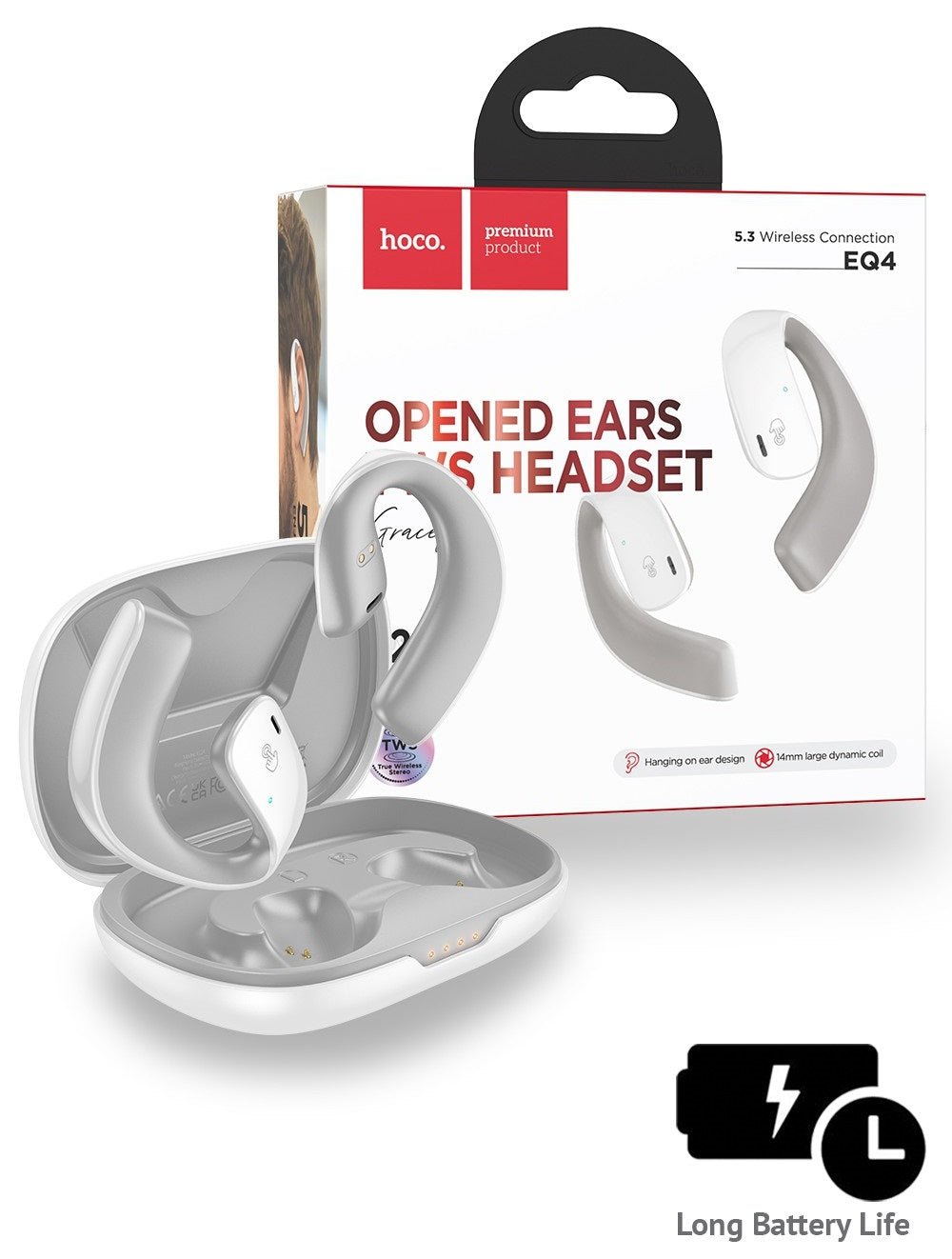 Hoco EQ4 Graceful true wireless BT headset - Saif Al Najmi Kw