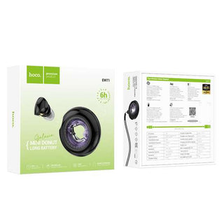 HOCO EW71 Mini Donut Shape Wireless Bluetooth 5.4 Earphone with Atmosphere Light Candy Color Music HiFi Stereo Audio TWS Earbuds - Saif Al Najmi KwSaif Al Najmi KwSaif Al Najmi KwBlackHOCO EW71 Mini Donut Shape Wireless Bluetooth 5.4 Earphone with Atmosphere Light Candy Color Music HiFi Stereo Audio TWS Earbuds