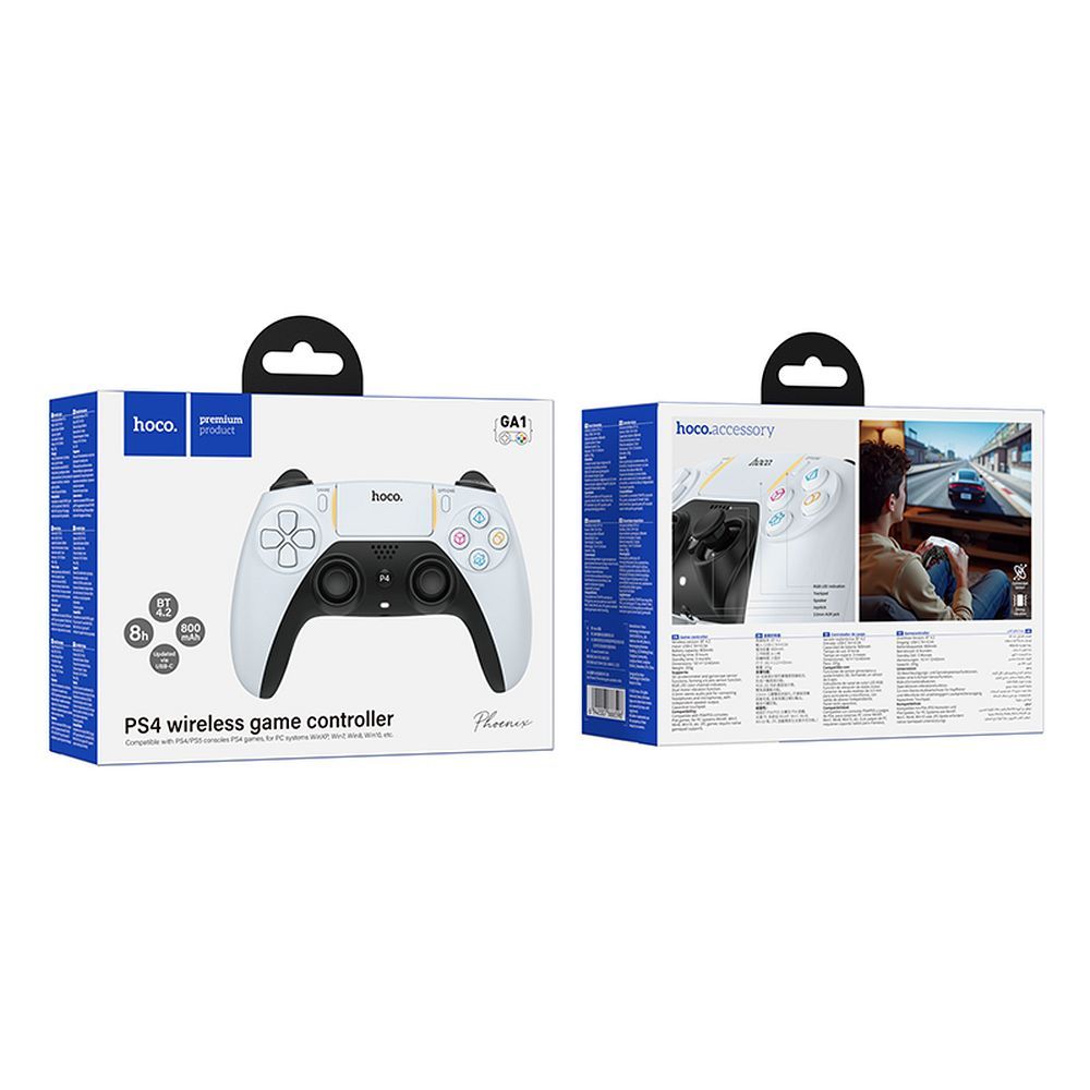 HOCO GA1 Phoenix Wireless Ps4 Gaming Controller - Saif Al Najmi KwGamingHocoSaif Al Najmi KwHOCO GA1 Phoenix Wireless Ps4 Gaming Controller