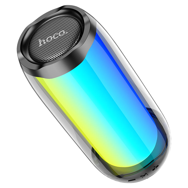 Hoco HC8 Pulsating colorful luminous wireless speaker - Black - Saif Al Najmi Kw