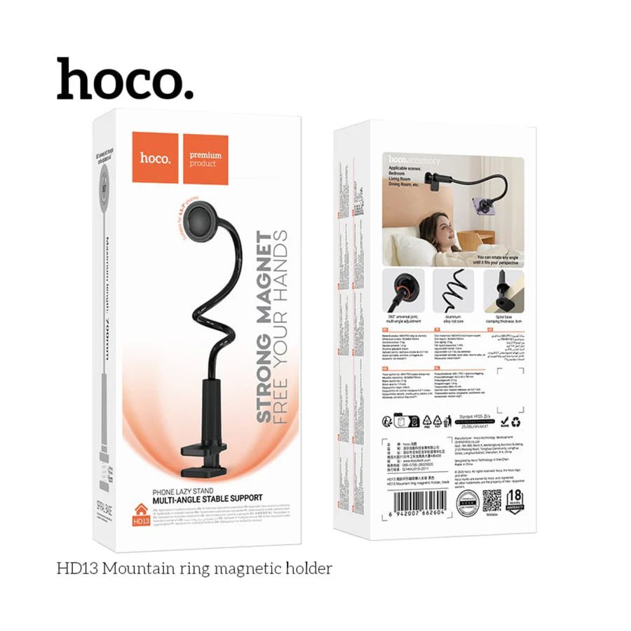 Hoco HD13 Mountain Ring Magnetic Phone Holder Stand - Saif Al Najmi KwPhone HolderHocoSaif Al Najmi KwHoco HD13 Mountain Ring Magnetic Phone Holder Stand