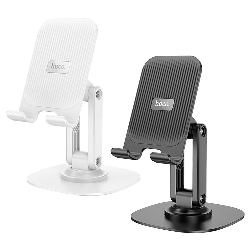 HOCO HD6 Winner Tabletop Holder – 360° Rotating Desktop Phone Stand