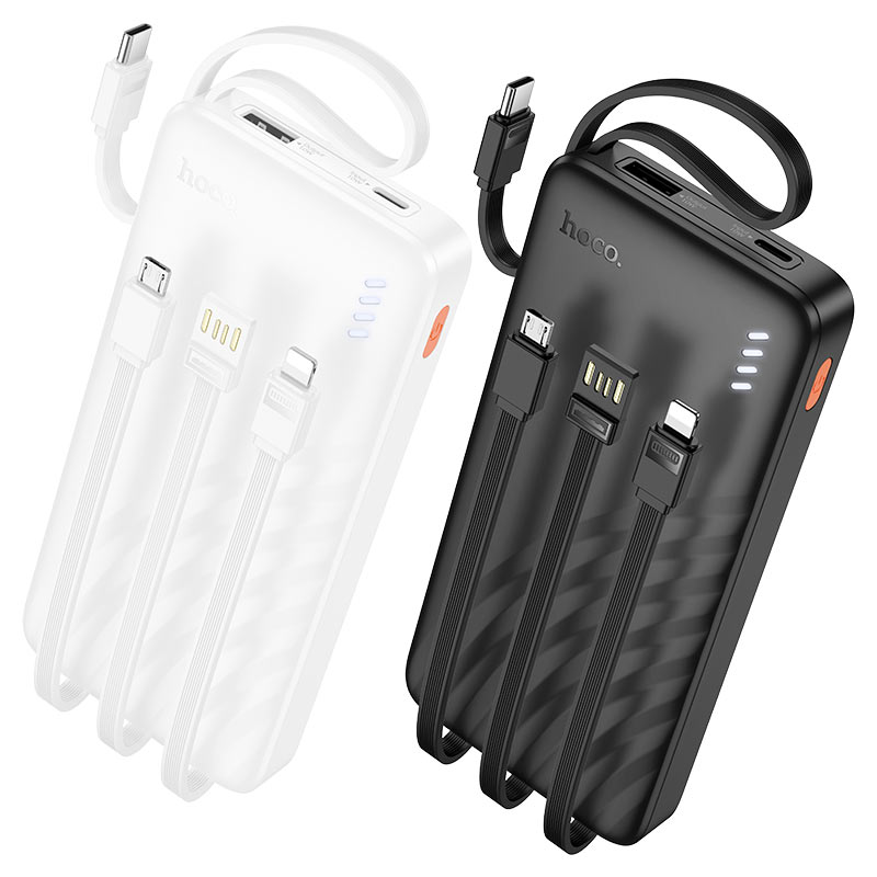 Hoco J146 Night Tide Power Bank – 4 Cables 10000mAh