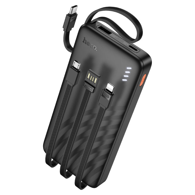 Hoco J146 Night Tide Power Bank – 4 Cables 10000mAh