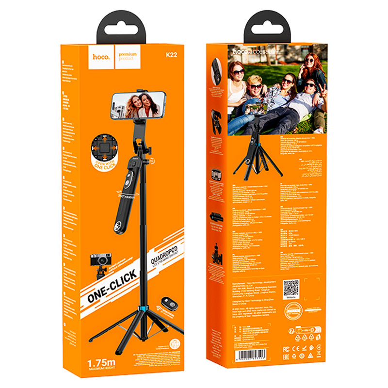 Hoco K22 Handy Tabletop Holder for Live Broadcast - Saif Al Najmi Kw