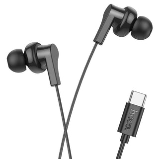 M114 Type-C Jia universal earphones with microphone - black - Saif Al Najmi Kw