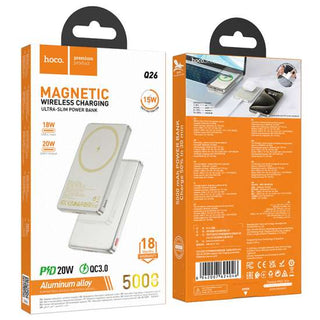 HOCO POWER BANK MAGNETIC Q26 FAST CHARGE 5000MAH PD TYPE - C 20W - Saif Al Najmi KwWireless Power BanksHocoSaif Al Najmi KwGoldHOCO POWER BANK MAGNETIC Q26 FAST CHARGE 5000MAH PD TYPE - C 20W - Saif Al Najmi Kw