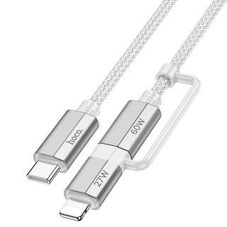 Hoco U134 Primero 2 - in - 1 charging data cable Type - C to Type - C/Lightning (L=1.2M) - Saif Al Najmi KwData CablesHocoSaif Al Najmi KwHoco85480Hoco U134 Primero 2 - in - 1 charging data cable Type - C to Type - C/Lightning (L=1.2M) - Saif Al Najmi Kw