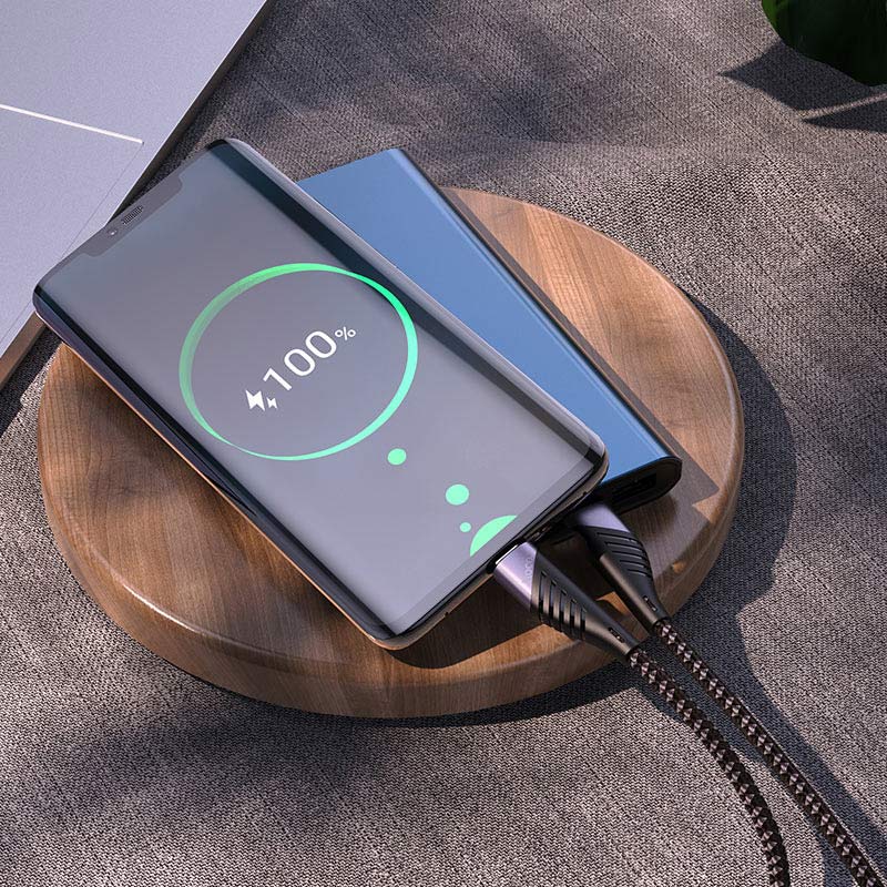 Hoco U95 Freeway PD charging data cable 60W for Type-C to Type-C 1.5M - Saif Al Najmi Kw